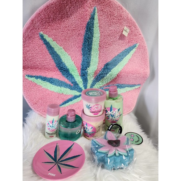 Victoria's Secret PINK Coco Chill Bundle Lot Limited Edition Calming Set NEW - Picture 1 of 11